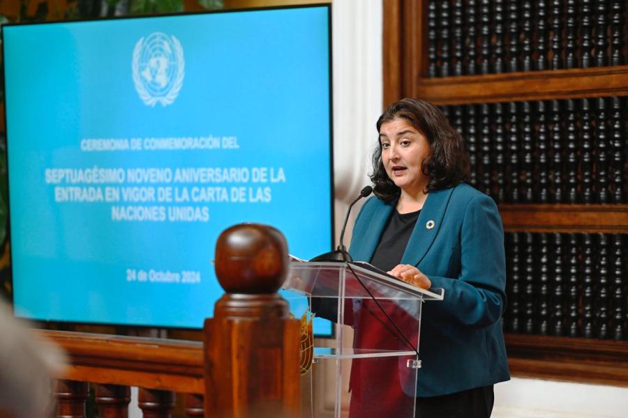 Rossana Dudziak, coordinadora residente de las Naciones Unidas en el Perú